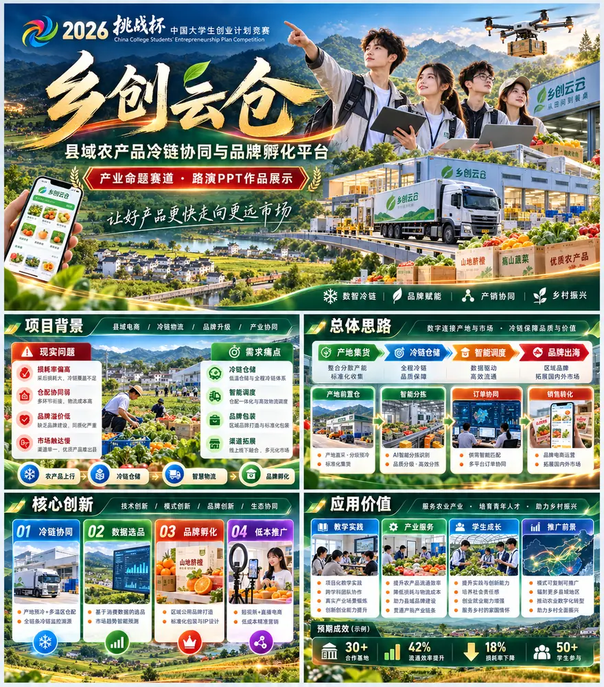 大学生「挑战杯」· 参赛作品一