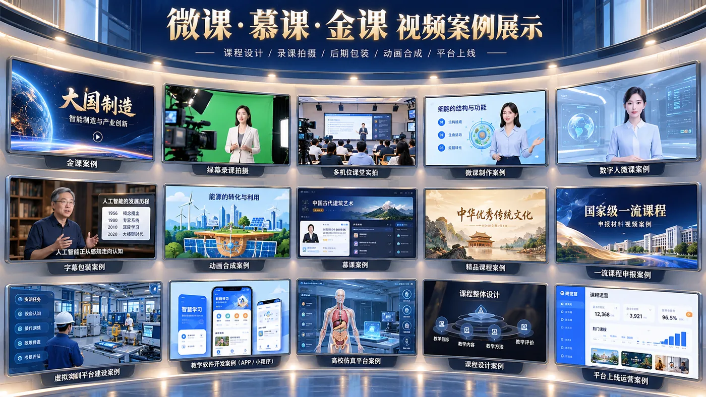 微课、慕课与课程视频