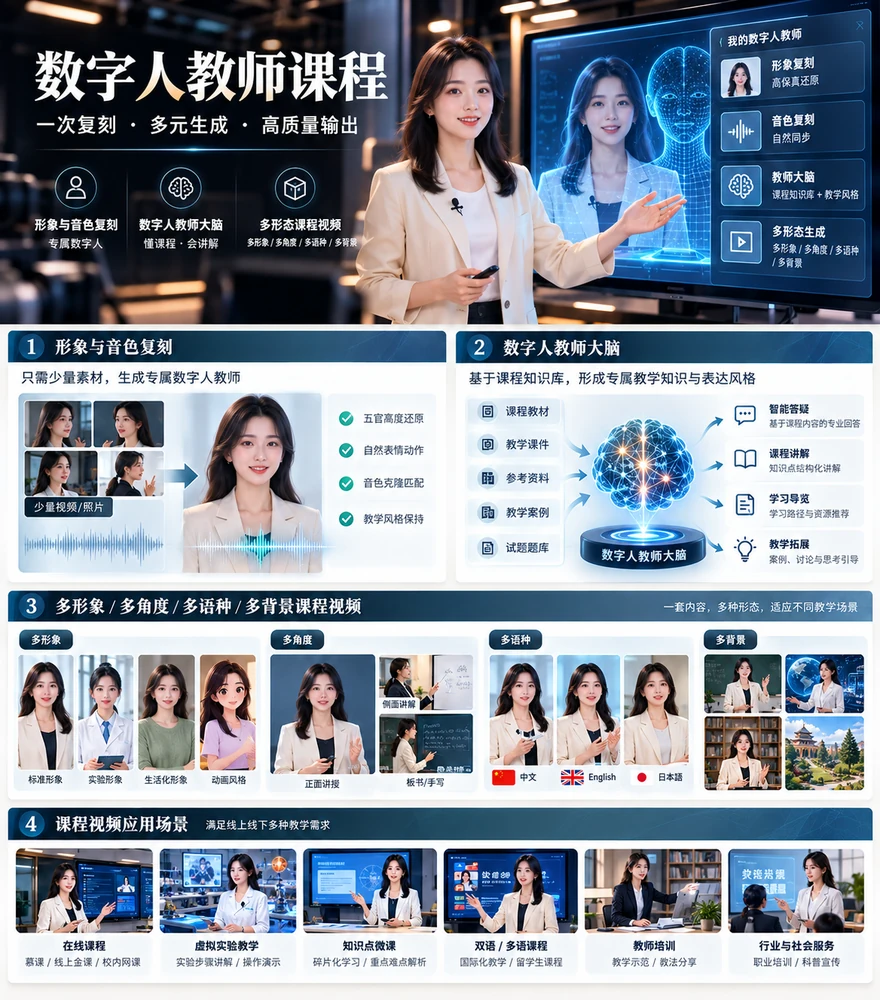 数字人教师课程